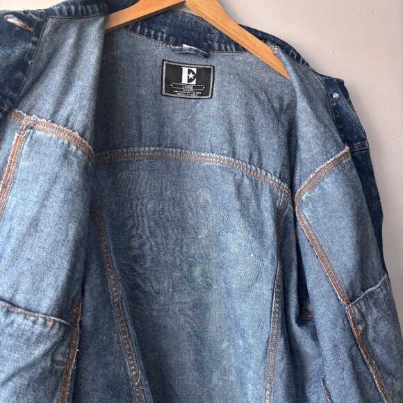 ELTON JOHN DENIM COTTON 2019 CONCERT TOUR JACKET. SIZE LARGE. GREAT CONDITION. - Picture 7 of 10
